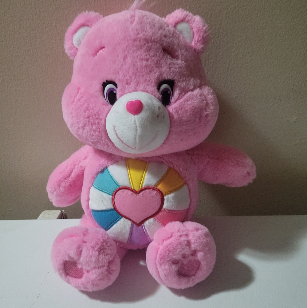 2017 Care Bears Hopeful Heart Plush Bear